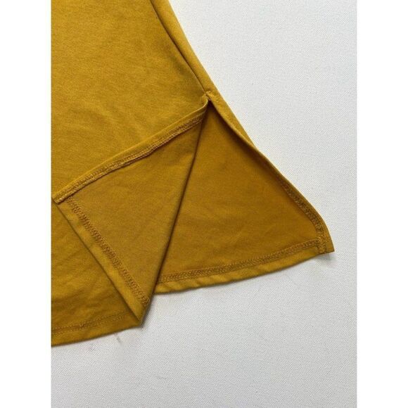 LuLaRoe Solid Mustard Yellow Perfect T Swing Short Sleeve Top sz XXS - Picture 6 of 6